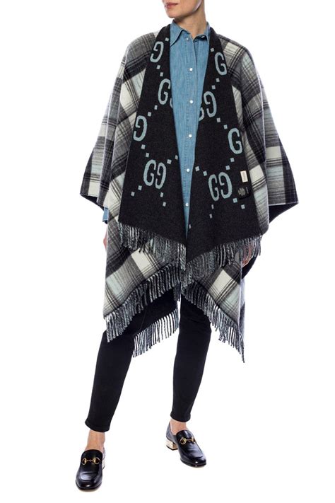 gucci reversible poncho|Gucci shawl for women.